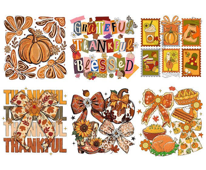 create trendy fall, autumn, thanksgiving tshirt design