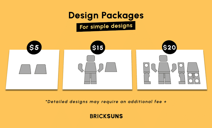 design decals for lego minifigure