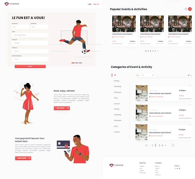 design UI app for mobile and web design