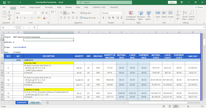 do estimation for residential and commercial projects