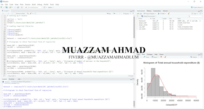 do econometrics and statistical analysis using r studio