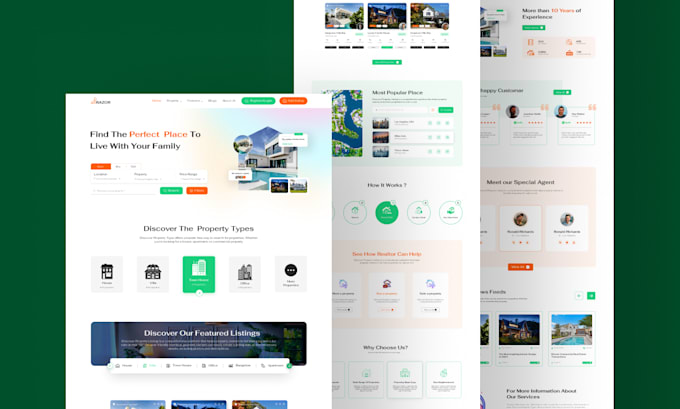 Create auto layout in figma landing page ui template or website design ...