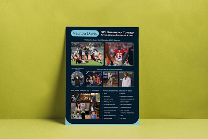 design one sided premium flyer, sell sheet