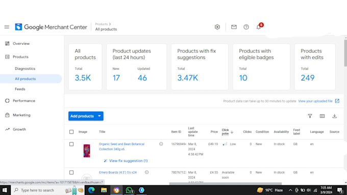fix your google merchant center suspension errors