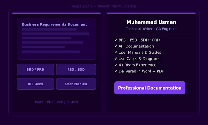 write software requirement document, brd, fsd, sdd, prd