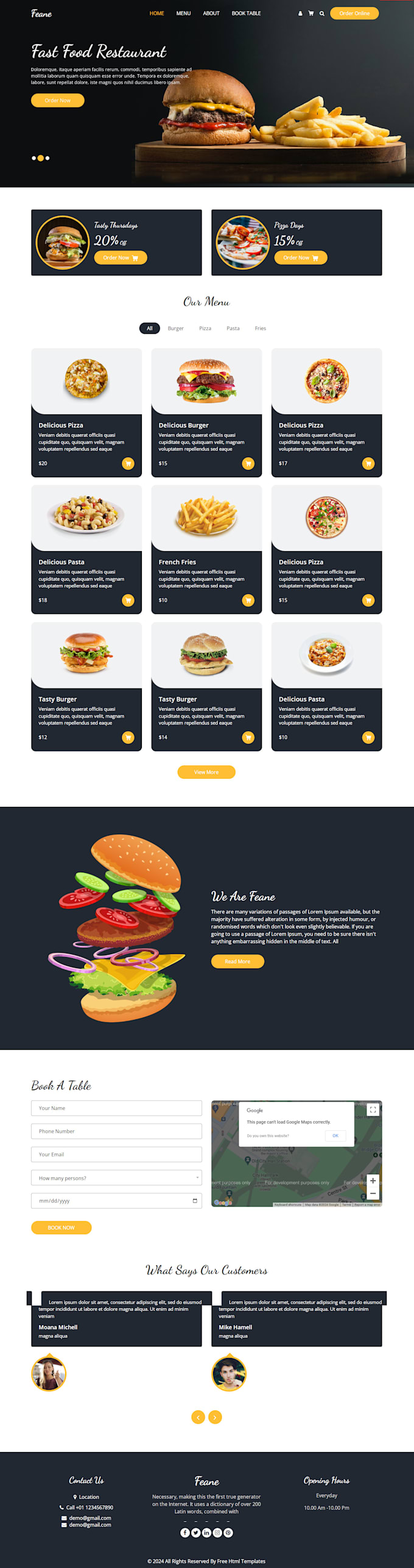 be your front end developer HTML, CSS, javascript, and react