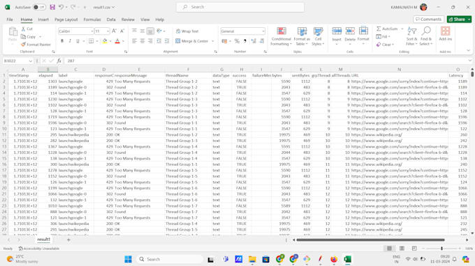 conduct jmeter performance testing with detailed report