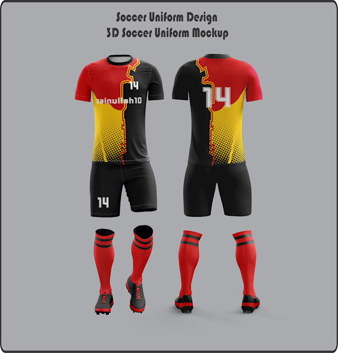 make the soccer uniform designs for you