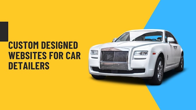 do professional car detailing website design