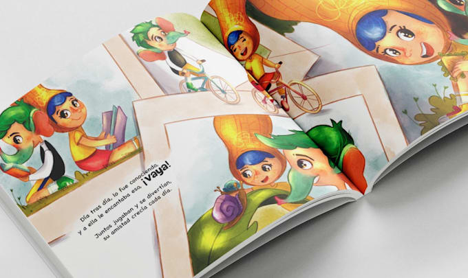 create a children illustrated book