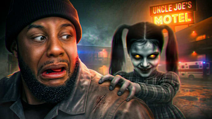 create professional horror gaming thumbnails for yourchannel