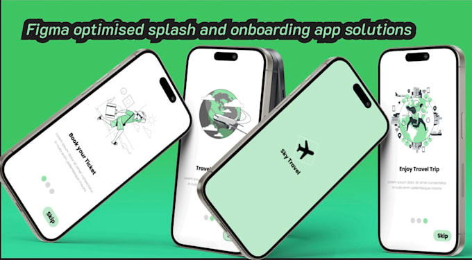 figma optimized splash and onboarding app solutions