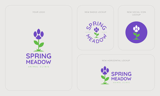 design logo variations for your brand or business