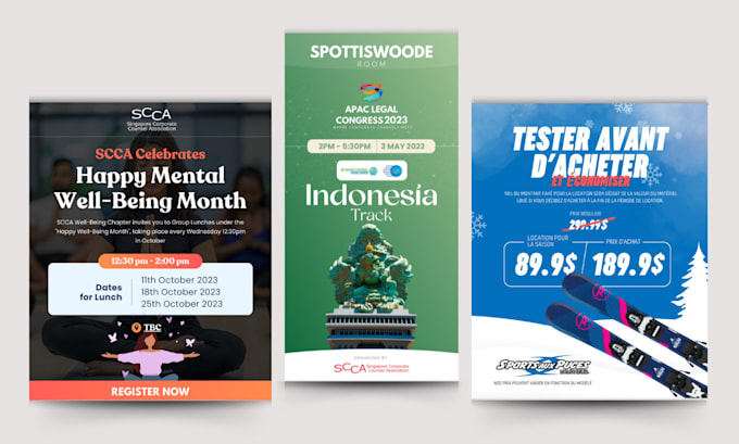 design conference flyer, educational flyer, medical flyer