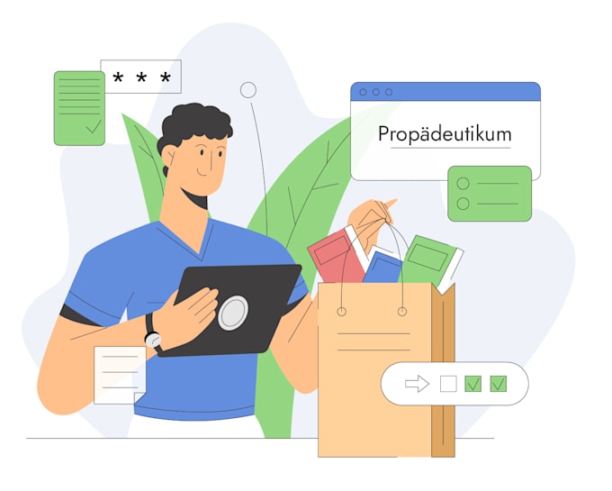 create a fitting illustration for your website or app