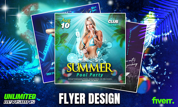 do an amazing club flyer design within 24 hrs