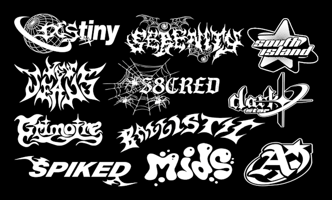 design y2k logo or streetwear brand