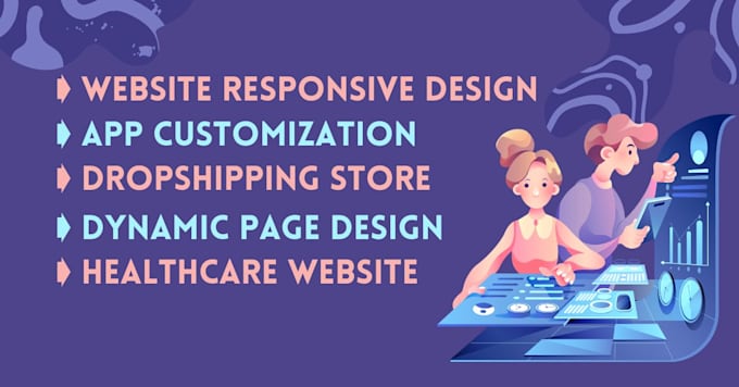 do design responsive wix website and app customization