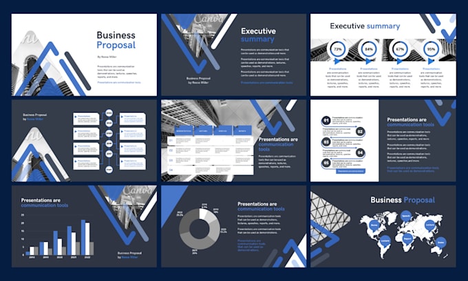 Design premium business presentation, investor pitch deck by Sibillv ...