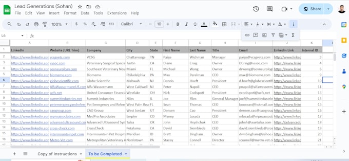 do  email lead list, contact list building, b2b prospect list, lead generation