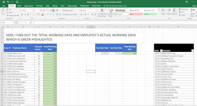 Do excel data entry, data cleaning and formatting by Manishasingh422 ...