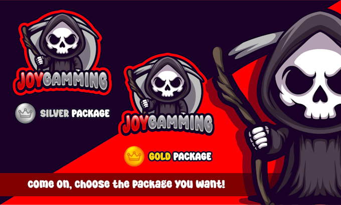 design esport logo, mascot in chibi, cute style
