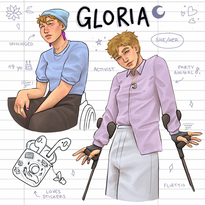 make a character sheet for your oc or dnd character