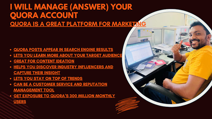 be your quora account manager answer maintain posts
