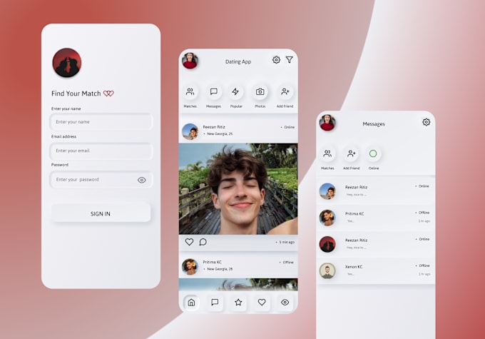 Do mobile app and website ui ux design by Dipikashres777 | Fiverr