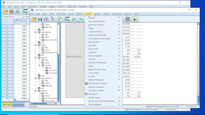 do probability, statistical analysis in excel, spss and more