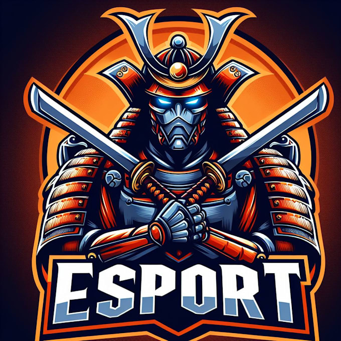 do make samurai, robot, sword, warrior, fighter, knight, mascot logo design