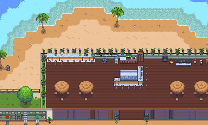 make a cool custom office for your gather town virtual space