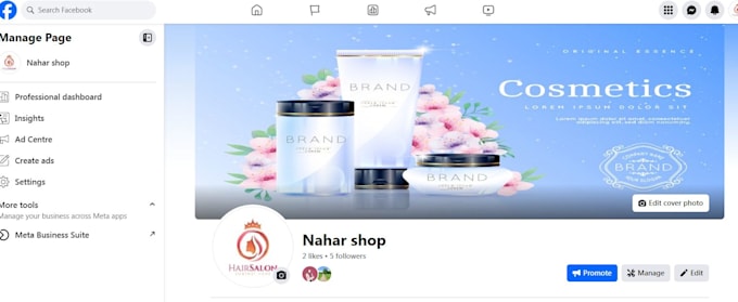 create and setup facebook business page