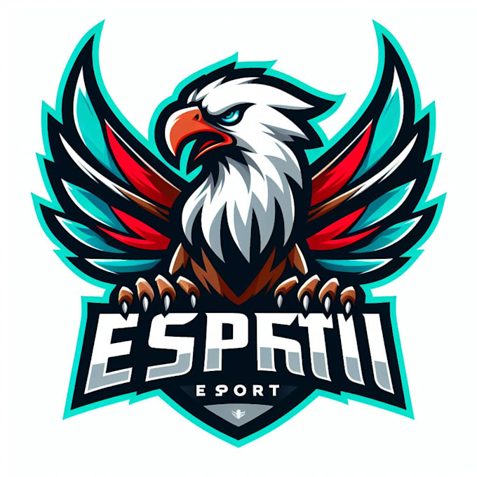 do griffin  , e sport  , animal  , mascot logo design