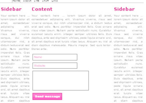 create a simple (yet awesome), validated web layout