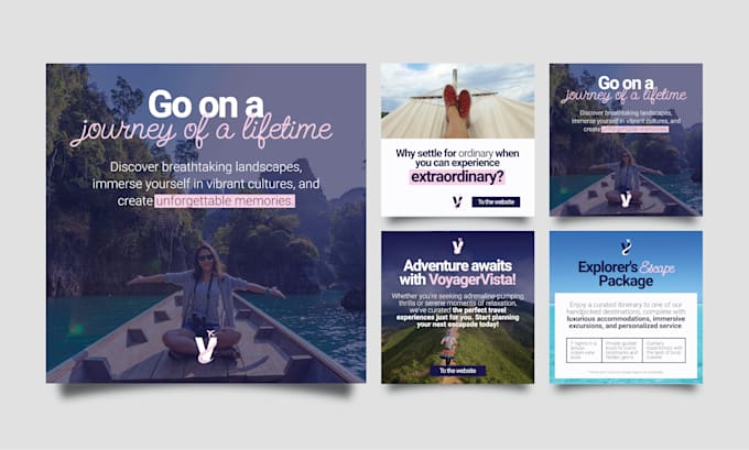 create an attractive social media post or ad design
