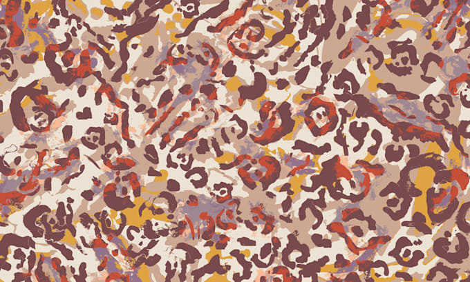 create abstract pattern design for textile or other surface