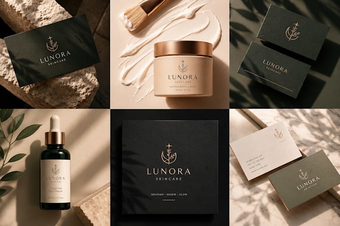 create modern minimalist and luxury logo design