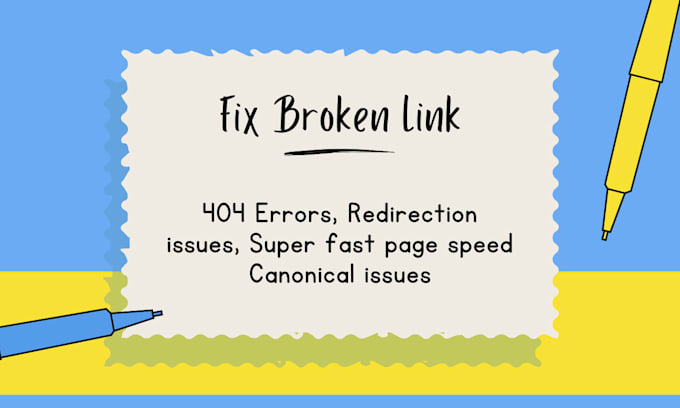 deeply check your website broken links and fix them