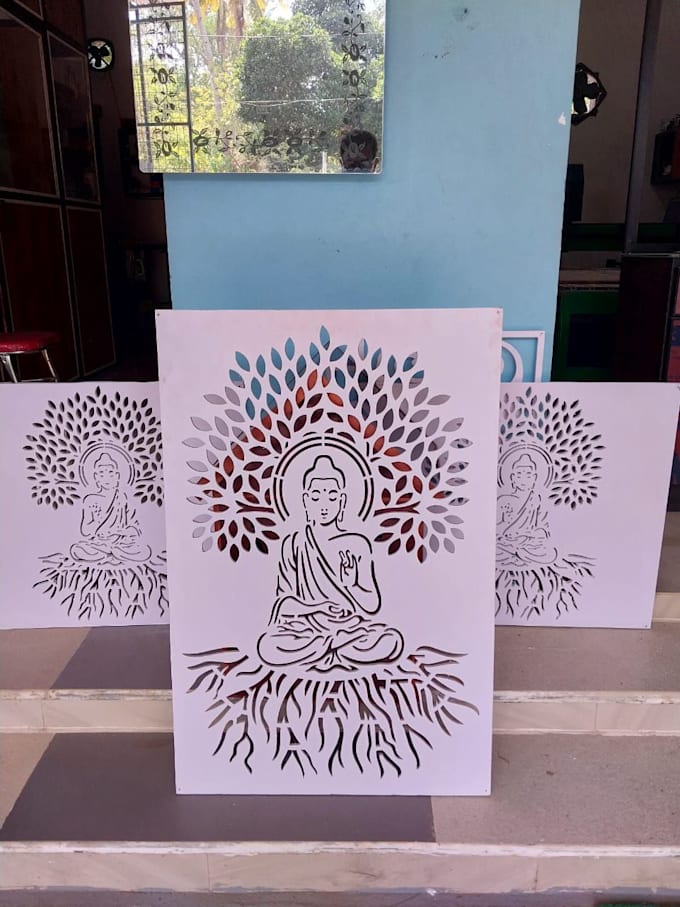 do 2d vector design for laser cut co2, cnc and plotter