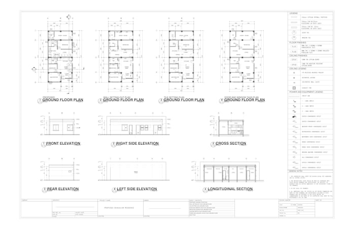 redraw your architectural sketches on autocad