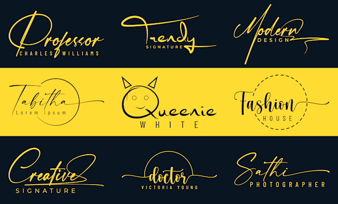 design 5 handwriting, cursive, script, signature logo