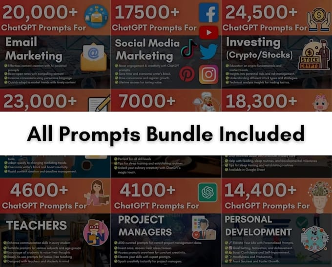 chatgpt prompt bundle for you