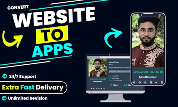 convert website to android app, webview, mobile app