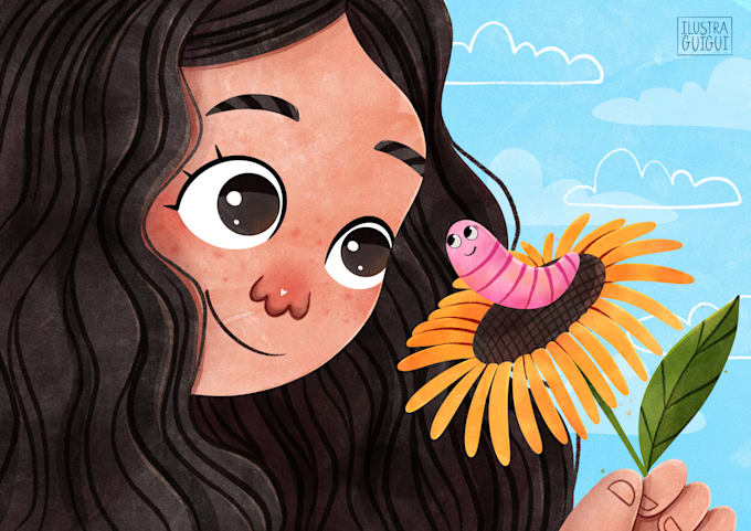 create a digital watercolor illustration