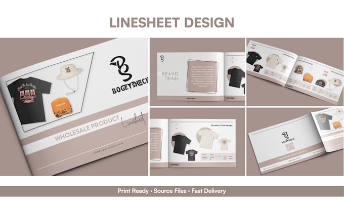 design product catalog, linesheet, sellsheet, and lookbook