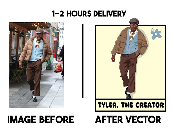 do vector tracing or illustration of anything or image