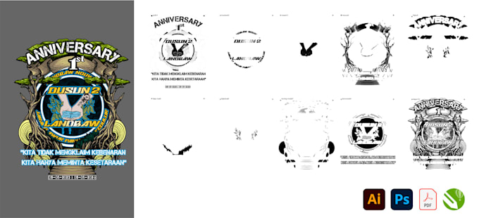 provide professional color separation for screen print