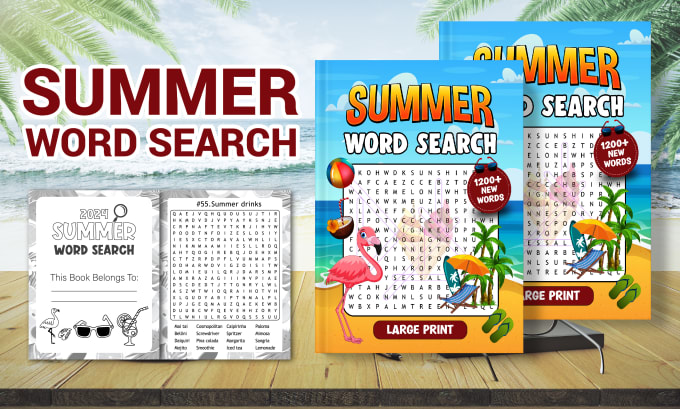 Create word search maze and crossword puzzle book for kdp by Sirazul 19
