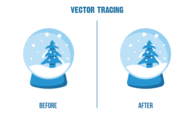 Trace logo or image to vector with precision and speed by Cshafij | Fiverr